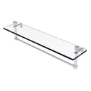 Foxtrot Collection Glass Vanity Shelf  with Integrated Towel Bar
