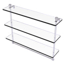 Foxtrot 脡tag猫re en verre  trois niveaux avec barre  serviettes int茅gr茅e