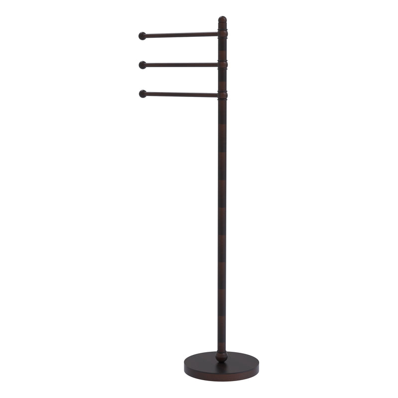 49 Inch Towel Stand with 3 Pivoting Arms