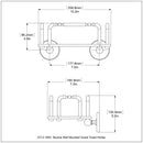 Skyline Wall Mounted Guest Towel Holder