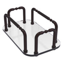 Plateau en verre  serviettes pour les invit茅s pour meuble-lavabo