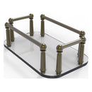 Plateau en verre  serviettes pour les invit茅s pour meuble-lavabo