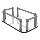 Plateau en verre  serviettes pour les invit茅s pour meuble-lavabo