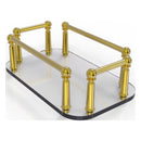 Plateau en verre  serviettes pour les invit茅s pour meuble-lavabo