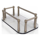 Plateau en verre  serviettes pour les invit茅s pour meuble-lavabo