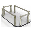 Plateau en verre  serviettes pour les invit茅s pour meuble-lavabo