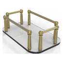 Plateau en verre  serviettes pour les invit茅s pour meuble-lavabo