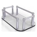 Plateau en verre  serviettes pour les invit茅s pour meuble-lavabo