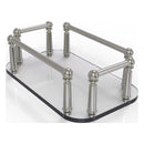 Plateau en verre  serviettes pour les invit茅s pour meuble-lavabo