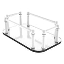 Plateau en verre  serviettes pour les invit茅s pour meuble-lavabo