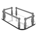 Plateau en verre  serviettes pour les invit茅s pour meuble-lavabo