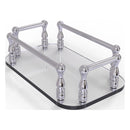 Plateau en verre  serviettes pour les invit茅s pour meuble-lavabo