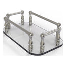 Plateau en verre  serviettes pour les invit茅s pour meuble-lavabo