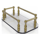 Plateau en verre  serviettes pour les invit茅s pour meuble-lavabo