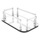 Plateau en verre  serviettes pour les invit茅s pour meuble-lavabo