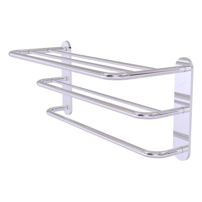 Three Tier Hotel Style Towel Shelf with Drying Rack