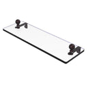 Mambo Collection Glass Vanity Shelf with Beveled Edges
