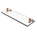 Mambo Collection Glass Vanity Shelf with Beveled Edges