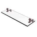 Mambo Collection Glass Vanity Shelf with Beveled Edges