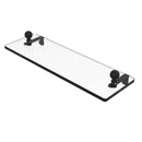 Mambo Collection Glass Vanity Shelf with Beveled Edges