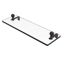Mambo Collection Glass Vanity Shelf with Beveled Edges