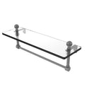 Mambo Collection Glass Vanity Shelf  with Integrated Towel Bar