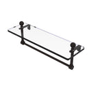 Mambo Collection Glass Vanity Shelf  with Integrated Towel Bar