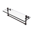 Mambo Collection Glass Vanity Shelf  with Integrated Towel Bar