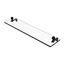 Mambo Collection Glass Vanity Shelf with Beveled Edges