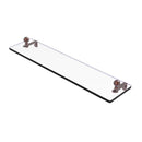 Mambo Collection Glass Vanity Shelf with Beveled Edges