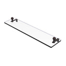 Mambo Collection Glass Vanity Shelf with Beveled Edges