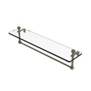 Mambo Collection Glass Vanity Shelf  with Integrated Towel Bar