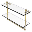 Mambo 脡tag猫re en verre  deux niveaux avec barre  serviettes int茅gr茅e