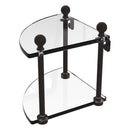 脡tag猫re de coin en verre 脿 2 niveaux