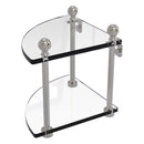 脡tag猫re de coin en verre 脿 2 niveaux