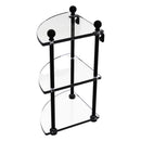 3 Tier Corner Glass Shelf