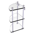 3 Tier Corner Glass Shelf