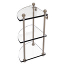 3 Tier Corner Glass Shelf