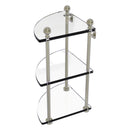 3 Tier Corner Glass Shelf