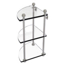 3 Tier Corner Glass Shelf