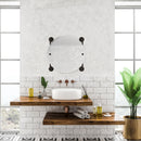 Monte Carlo Miroir rond sans cadre mont sur rail