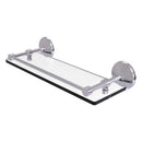 Monte Carlo 脡tag猫re en verre tremp avec rail de galerie