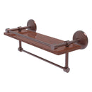 Monte Carlo Collection IPE Ironwood Shelf with Gallery Rail and Towel Bar