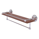 Monte Carlo Collection IPE Ironwood Shelf with Gallery Rail and Towel Bar