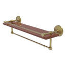 Monte Carlo Collection IPE Ironwood Shelf with Gallery Rail and Towel Bar