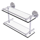 Monte Carlo 脡tag猫re double en verre avec rail de galerie