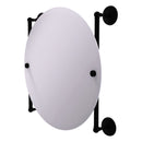 Monte Carlo Miroir rond sans cadre mont sur rail