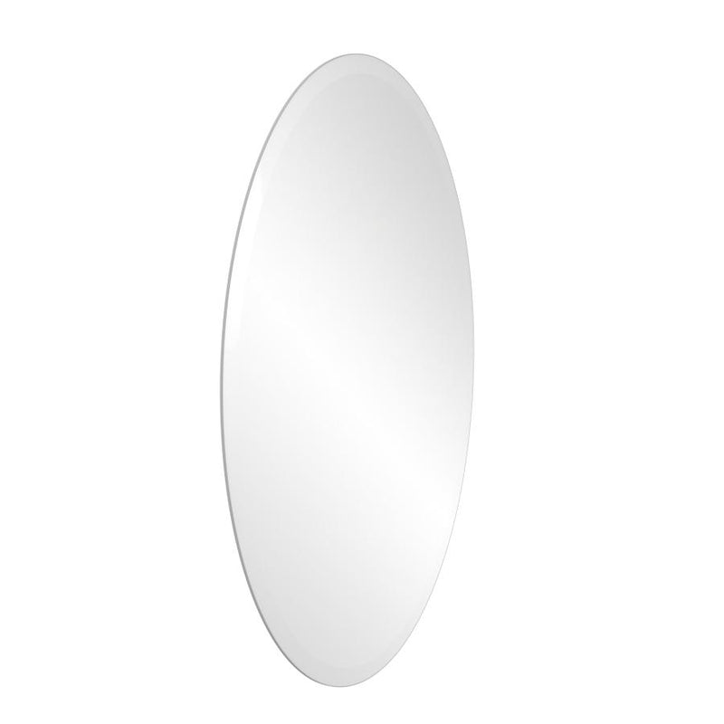 Frameless Oval Wall Mounted Mirror