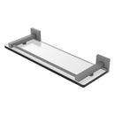 Montero 脡tag猫re en verre avec rail de galerie