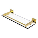 Montero 脡tag猫re en verre avec rail de galerie